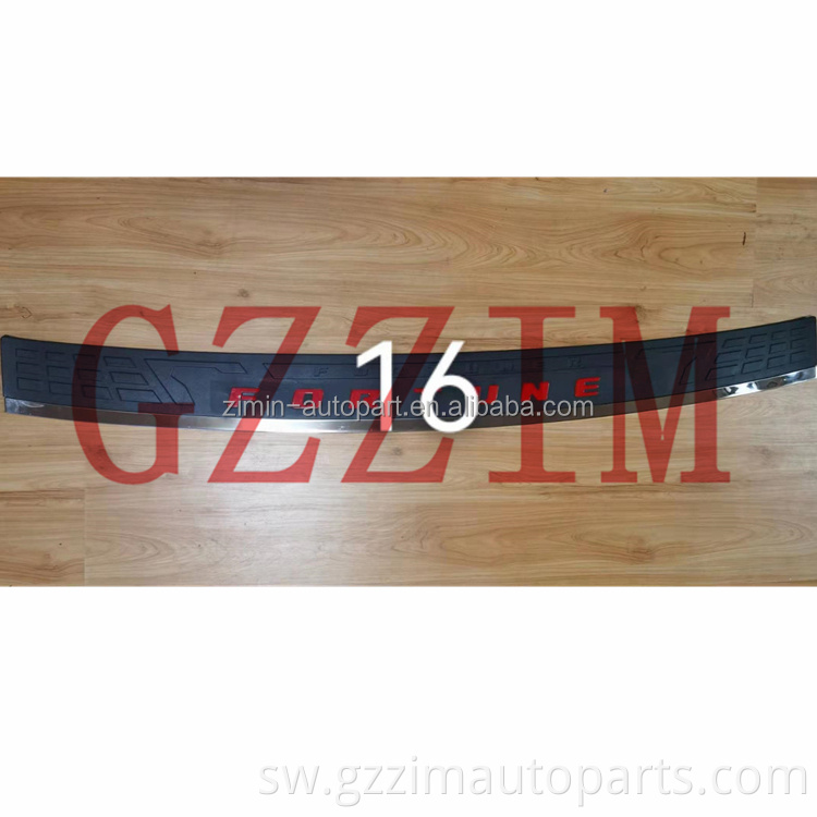 ABS Plastiki nyuma bumper sahani nyuma bumper linda sahani kwa fort*ner 2012-2016 2021